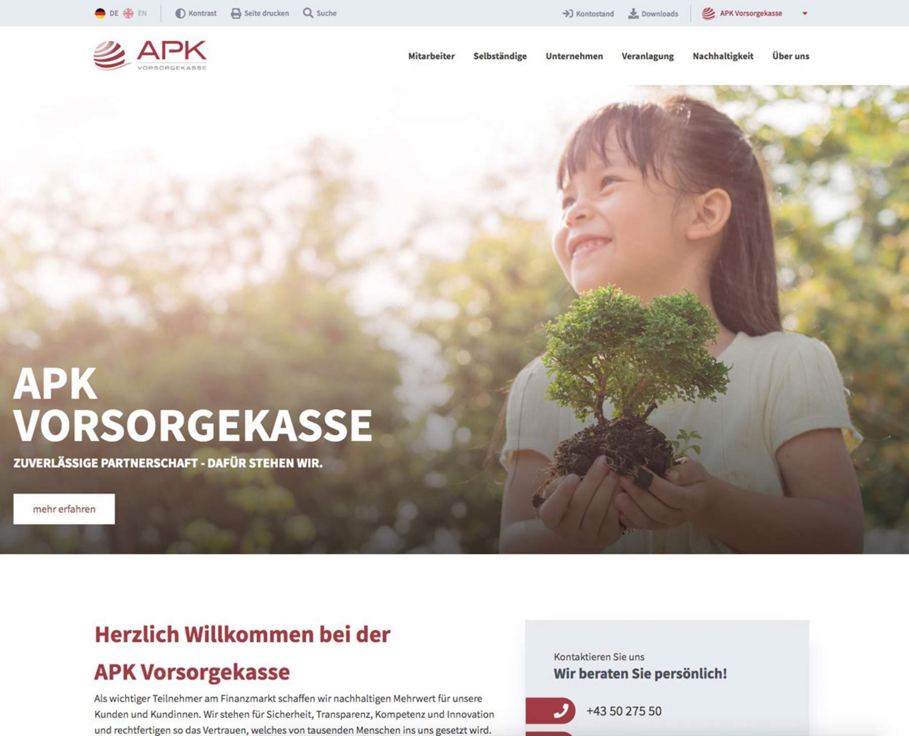 APK Vorsorgekasse AG