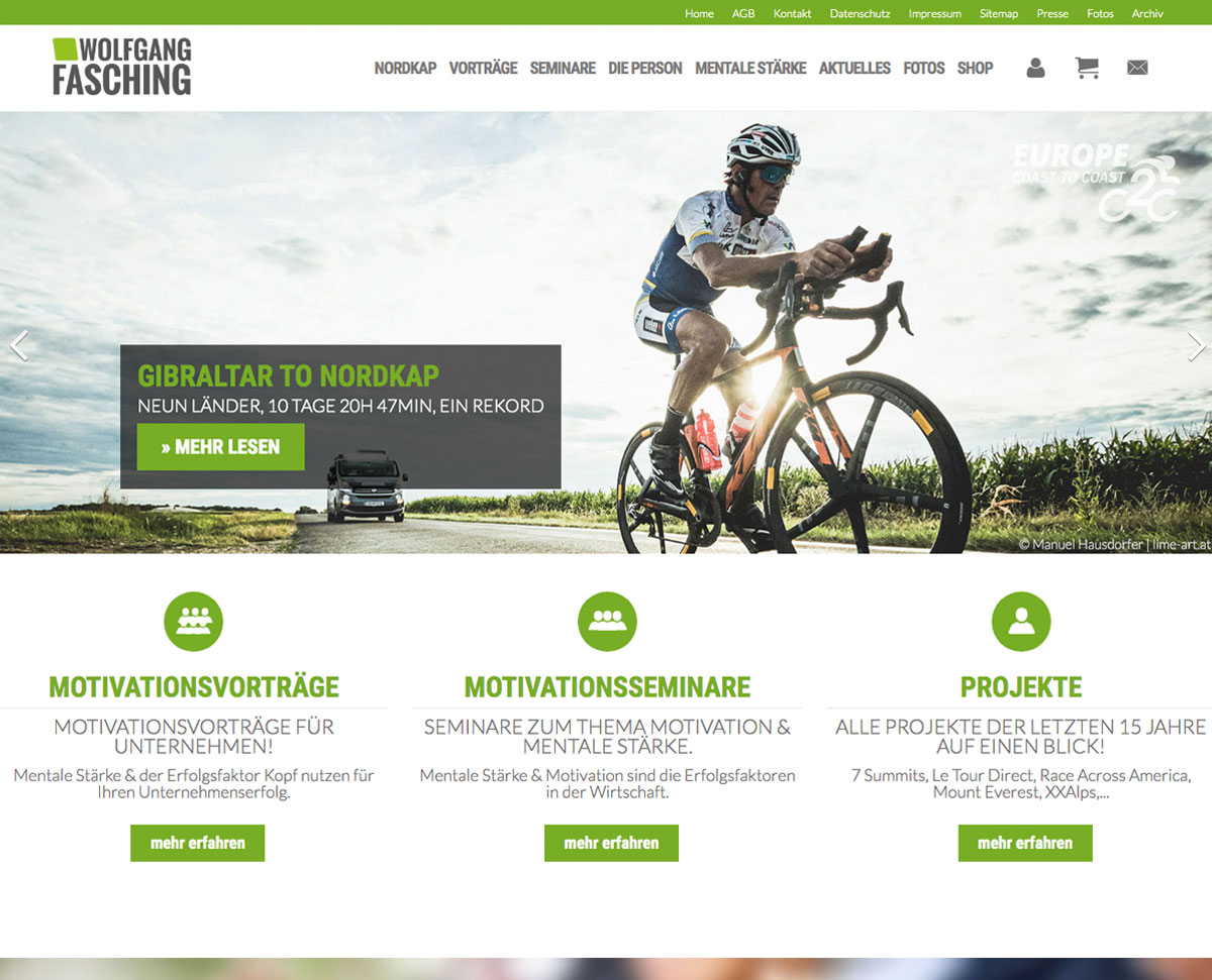 Wolfgang Fasching Homepage Wolfgang Fasching Homepage